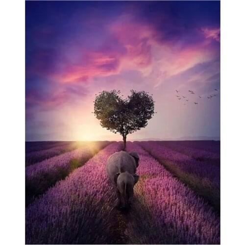 New Arrivals 5D DIY Full Round Diamond Painting Landscape Cross Stitch 3D Embroidery Tree Rhinestone Mosaic Home Decor Y439