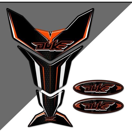 For KTM 125 200 250 390 690 790 890 990 1290 DUKE Super Tank Pad Naked Protector Fairing Stickers Decal Emblem Badge Logo 2019