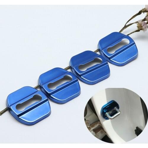 Excellent Stainless Steel Door Lock Buckle Protective Cover Auto Case For Nissan Juke Nismo Acenta 2010-2019 Car Styling