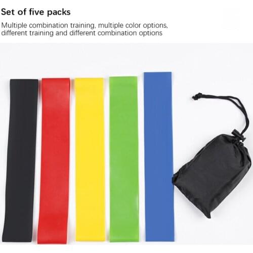 Portable Fitness Workout Equipment Rubber Resistance Bands Yoga Gym Elastic Gum Strength Pilates Crossfit Women Weight Sports