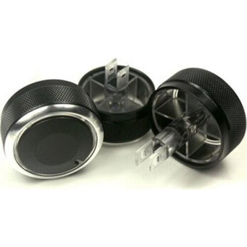 3pcs/set Aluminum Alloy Air Conditioning Knob AC Knob Heat Control Switch Knob For Nissan TIIDA VN200 LIVINA 04-10 Sylphy 2012