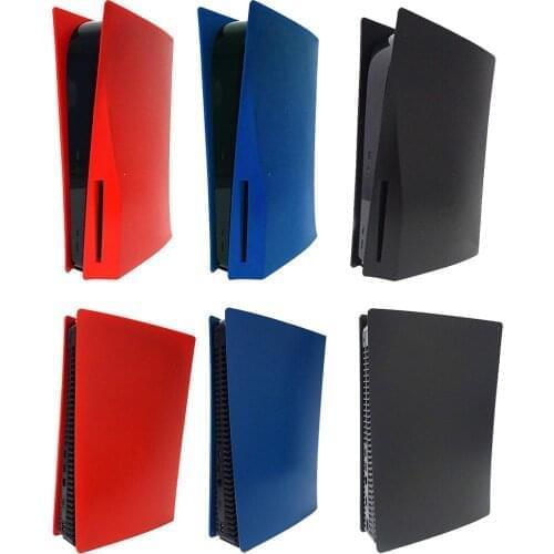 For PS5 Solid Color Hard Shell Replacement Plate Cover For Playstation 5 Game Console Accessory Anti-Scratch Dustproof Skin Case