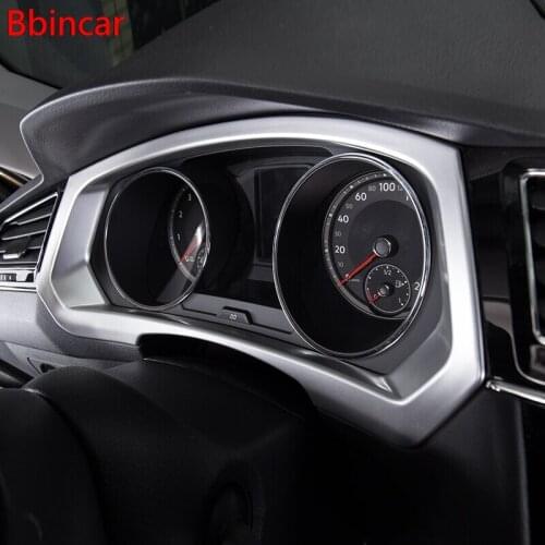 Bbincar Middle Console Instrument Panel Garish Dashboard Cover Car Styling For Volkswagen VW Tiguan Second Generation 2017 2018