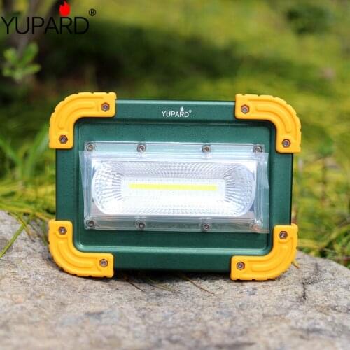 COB LED Flood Light Searchlight USB Rechargeable Portable Mobile Site Lawn Work Light Multifunctional outdoor Camping Light