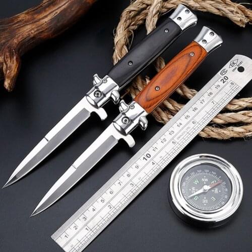 Tactical High Hardness Folding Knife, Field Survival Multi-function Pocket Knife Outdoor Self-defense Folding Knife Cool Gift