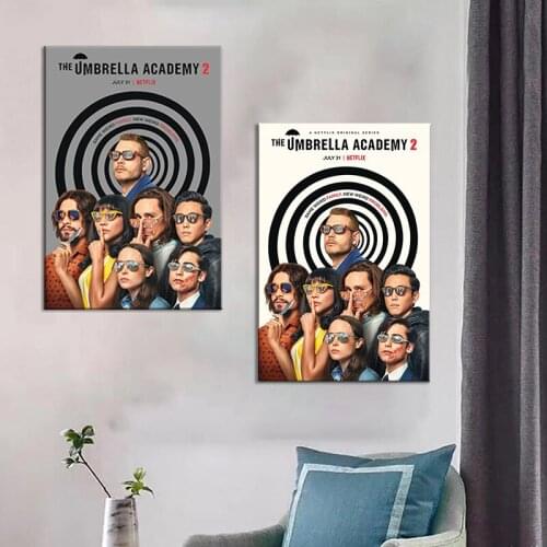 TV Comedy Umbrella Academy Wall Art Poster Home Room Decoration Print 2020 Season 2 Movie Picture Canvas Paintings Living Room