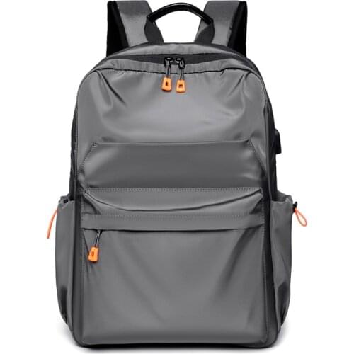 Men Large Capacity Fashion Backpacks with USB Charging Port Outdoor Travel Bags School Bags Waterproof Backpacks