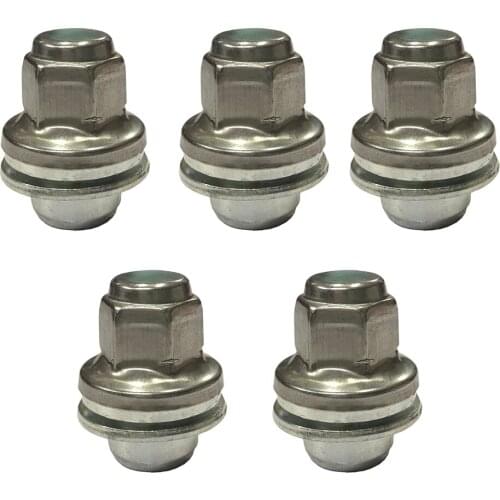 5 pc Factory Style Mag Lug Nut , 5 Pack Chrome For Jaguar Resistance Chemical Corrosion And Heatresistance