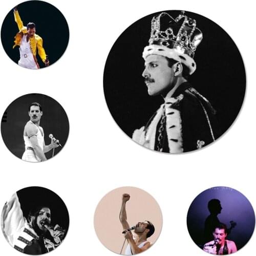 Queen Freddie Mercury Icons Pins Badge Decoration Brooches Metal Badges For Backpack Decoration