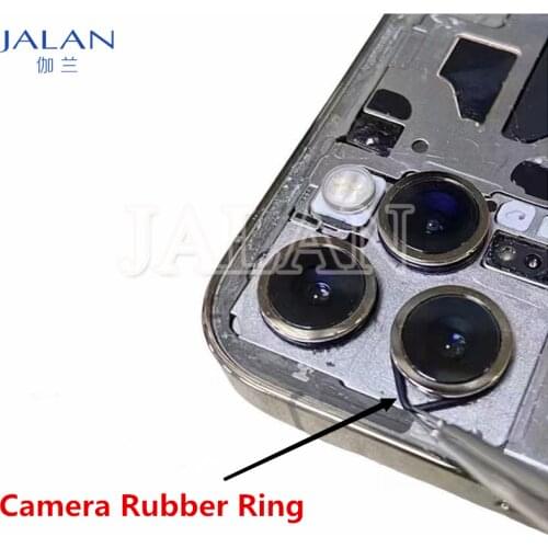 50pcs Waterproof Rubber Ring For iPhone 11Pro Max Repair After Change Big Hole Back Glass Camera Lens Frame Will Not Sunken
