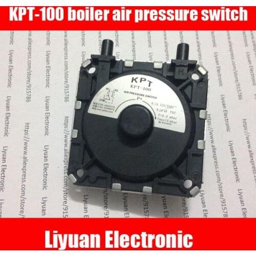 2pcs KPT-100 boiler air pressure switch / 3pin gas water heater air pressure switch Pmax 10mbar