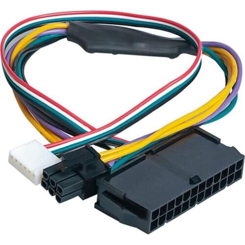 24 Pin to 6 Pin PCI-E ATX Main Power Adapter Cable for HP Z230 Z220 SFF Workstation Motherboard