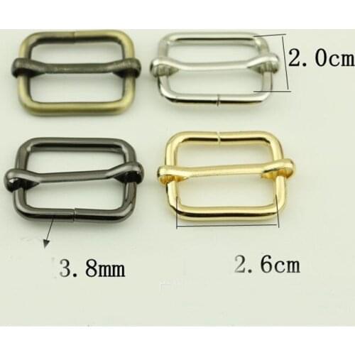 25mm Metal Slides Tri-glides Wire-formed Roller Pin Buckles Strap Slider Adjuster