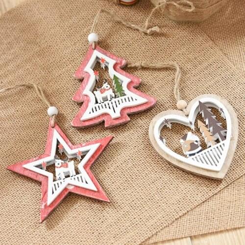 Atceawit Wooden Christmas Decorations