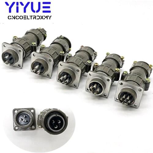 Aviation plug socket round connector P20 series 2.3.4.5.7core diameter 20MM aviation plug Male & Female