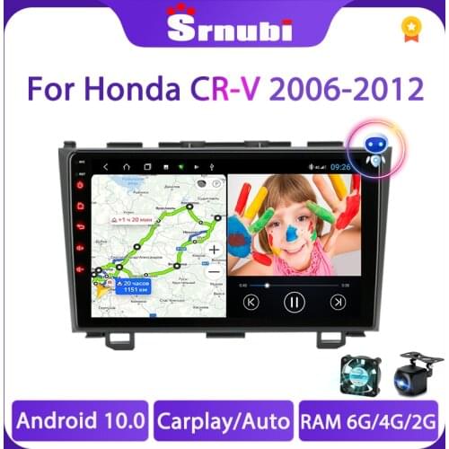 Android 10 Car Radio For Honda CR-V 3 RE CRV 2006 - 2011 Multimedia Player GPS Navigation 2Din WiFi Split Screen Audio Head Unit