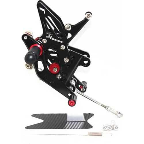 CNC Adjustable Footrests For TRIUMPH SPEED TRIPLE 1050 2005 2006 2007 2008 2009 2010 Foot Pegs Rider Rearsets Foot Rest Pedal