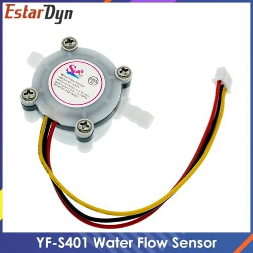 Water Coffee Flow Sensor Switch Meter Flowmeter Counter 0.3-6L/min inner diameter 2mm