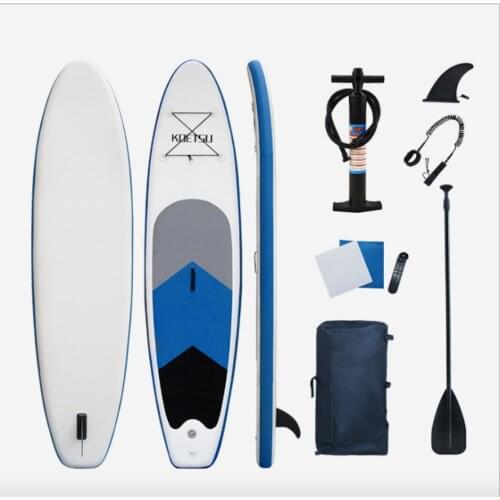 3.2m KOETSU blue gray paddle board SUP surfboard stand-up beginner paddle board inflatable water skateboard