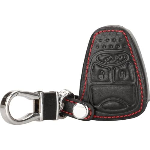 Kutery 10PCS Leather Key Case For Jeep Wrangler Grand Cherokee Compass Patriot Remote Cover Keychain Holder Bag Car Replace