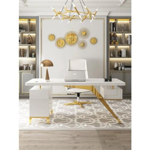 Desk design, desk, home Italian computer desk, study furniture