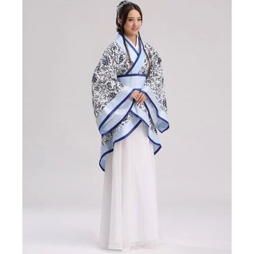 Plus Size Traditional Women Tang Ancient Chinese Costume Dance Hanfu Costume Princess Dynasty Chinese Opera Stage Dress