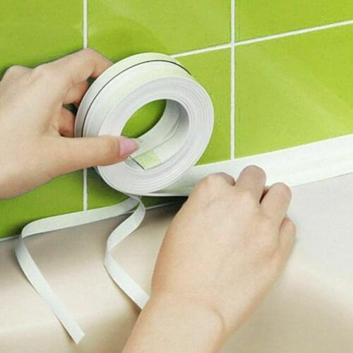 22MM/38MM Bath Wall Sealing Strip Self-Adhesive Kitchen Caulk Tape Bathroom 3.2m