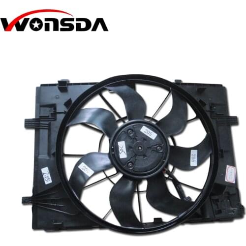 Fit for Mercedes-Benz W205 Electric Fan Radiator Brushless Motor Fan engine cooling condenser new aftermarket parts Assembly