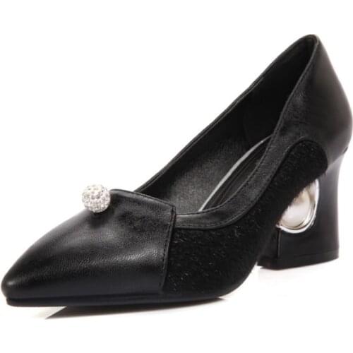 Big Size 11 12 13 14 15 16 17 ladies high heels women shoes woman pumps Sharp-nosed and shallow-mouthed ladys single shoes