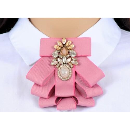 ZHINI Brooches Bow On Clothes