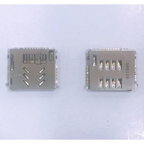 5pcs Original for ZTE V6 Sim card connector SIM card reader holder tray slot connector socket on motherboard