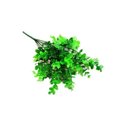 7 Fork Spring Grass Green Artificial Plants for Simulation Flowers Home Hotel Store Dest Decor Decorative