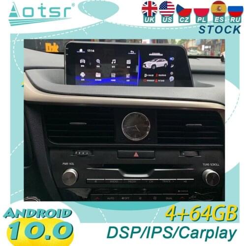 Android For Lexus RX 2016 2017 2018 Car Radio GPS Navigation Multimedia Video Player Stereo Audio Head Unit CD Tape Recorder