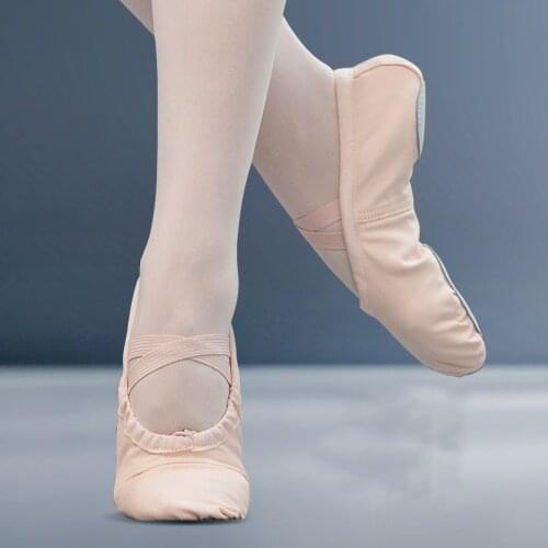 Women shoes girl ballet shoes flat shoes women flats ballet canvas ballet slippers split sole ballet flats ballerina dance shoes