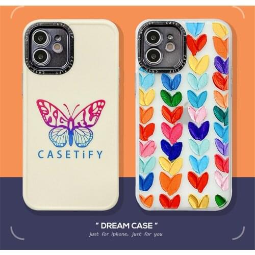 2021 Precision Plating Case For iPhone 12 Mini/11/12Pro Max XR XS Max Straight TPU Butterfly Cover For iPhone SE 7 8Plus Phone