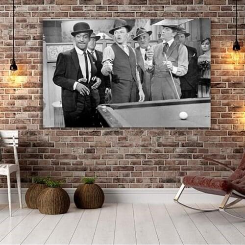 Canvas The Rat Pack Pool Party Home Decor Poster Wall Art Artwork Wall Decor Prints Painting Art Prints Picture Home Decoration