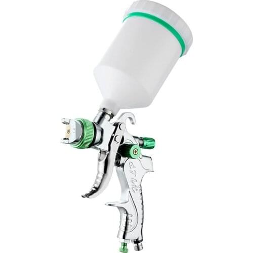 HVLP Spay Gun 1.4/1.7/2.0mm Nozzle Pneumatic Gravity Airbrush Mini Spray Tool