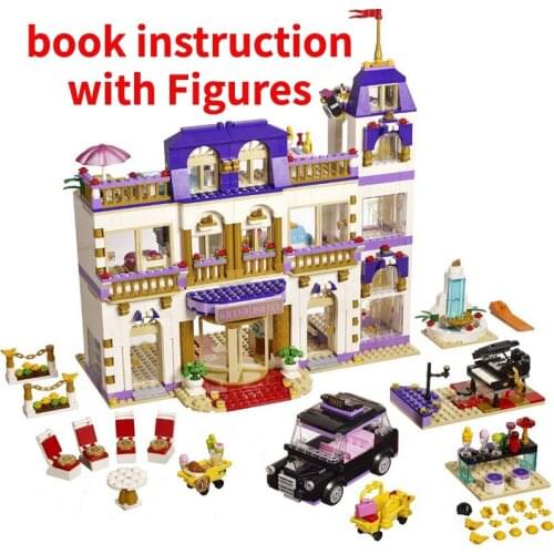 Compatible 41101 HeartLake Grand Hotel Building Blocks Toys Kids DIY Educational Bricks Toys Gift For Girls Children