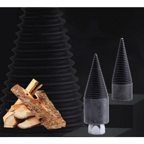 Screw Splitting Multifunction Carbon Steel Durable Cutting High Speed Hex Shank Firewood Drill Bit Wood Splitter Home Punch Tool