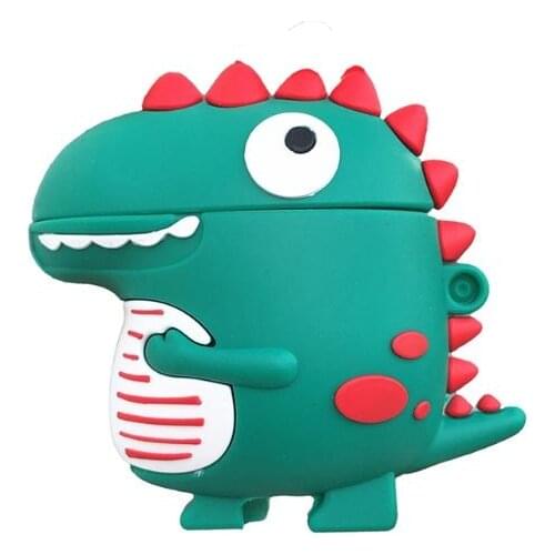 Fashion Cool Dinosaur Protective Case Silicone Cover PVC Shell for Hua-wei FreeBuds 3 Charging Box