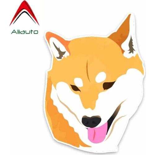 Aliauto Cartoon Car Sticker Fashion Animal Dog Decoration Waterproof Reflective Decal for Mercedes S Series PVC,11CM*15CM