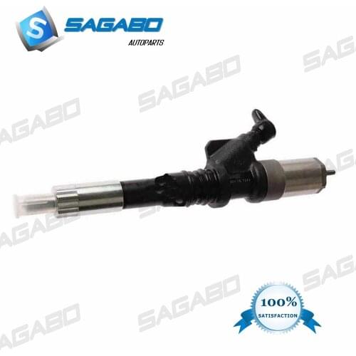 Genuine new injector 095000-0801,095000-0800 common rail injector 6156-11-3100 for excavator engine 6D125-3