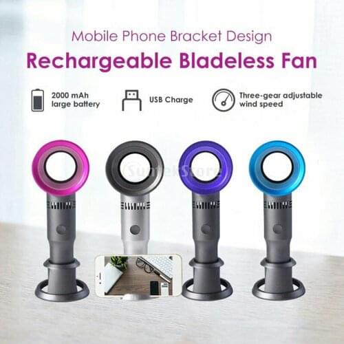 Portable Handheld Fans, Mini Electric Fan USB Desk Fan Rechargeable Battery Powered Fan for Home, Office, Camping and Travel