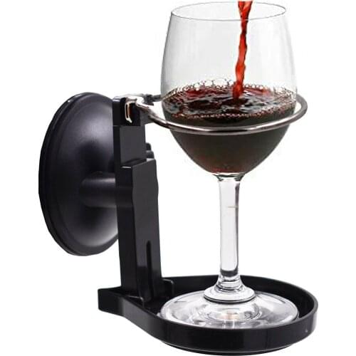 Portable Suction Cup Wine Glass Holder For The Bath Shower Red Wine Glass Holder
