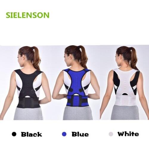 Adjustable Unisex Magnetic Posture Corrector shoulder Back Brace Support Belt for Man Women Shoulder belt Posture correction