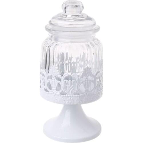 Christmas Glass Jar Candy Sugar Storage Bottle Wedding Gift Hollow Home Decoration Accessories