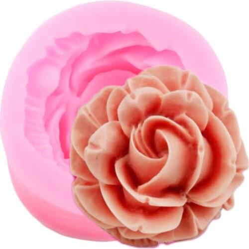 Rose Flower Silicone Fondant Molds Handmade Soap Resin Mold Wedding Cake Decorating Tools Candy Clay Chocolate Gumpaste Moulds