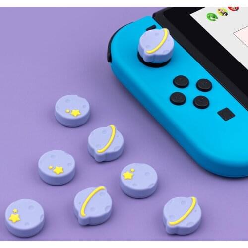 Happy Planet Thumb Stick Grip Cap Soft Joystick Protective Cover for Nintend Switch NS Lite Joy-con Controller Thumbstick Case