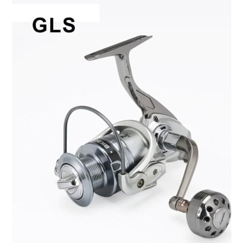 GLS brand silver 2000-7000 series 7 + 1 shaft gapless wear-resistant / fall-resistant spinning wheel fishing reel