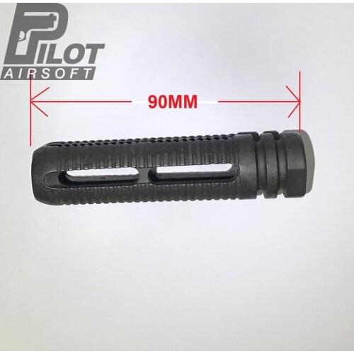 PilotAirsoft Steel 14mm CCW Thread Barre Flash Hider Airsoft JM AEG VG6 GBB M4/M16 Airgun Paintball Accessories